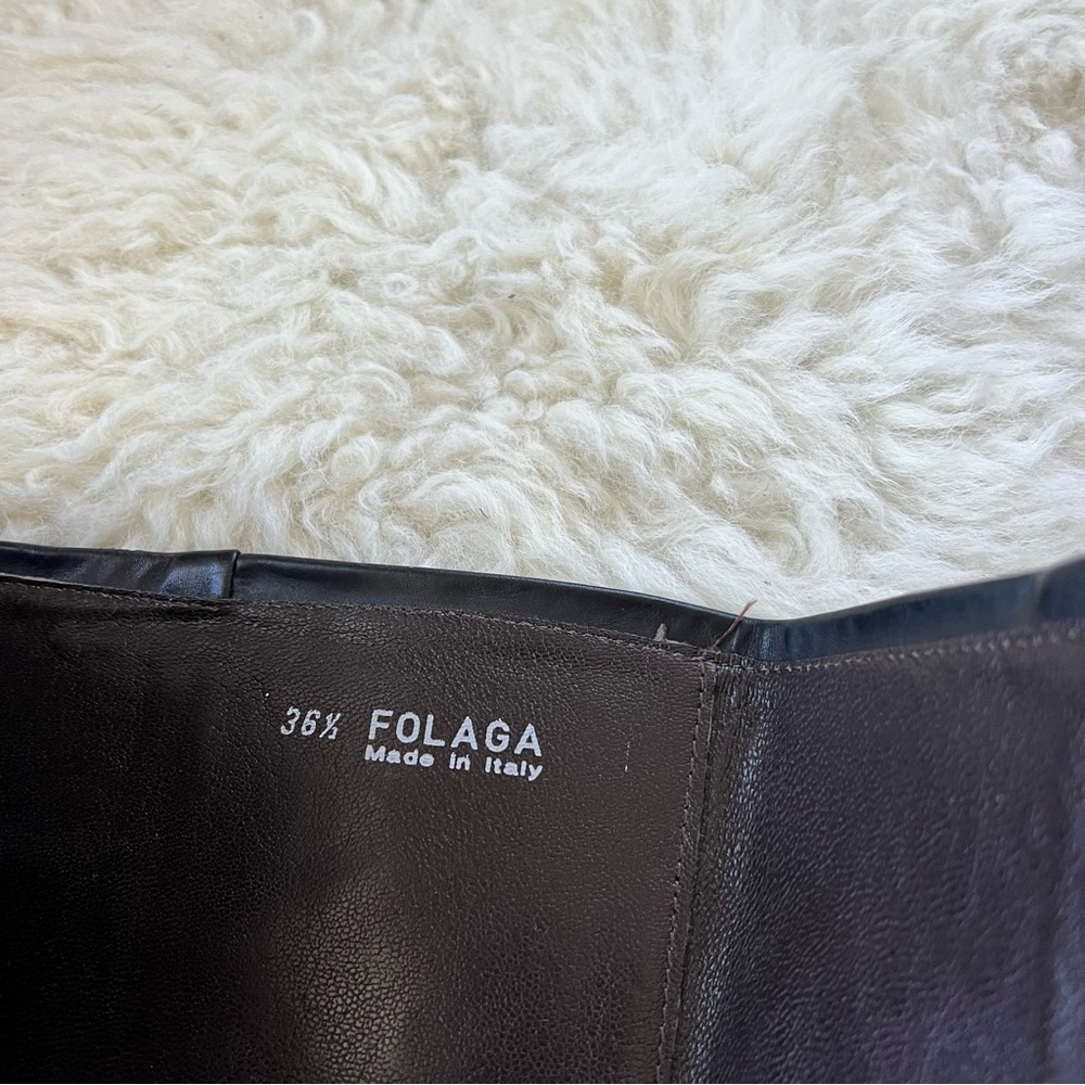Bally Black Leather Knee-High Boots 6.5 - Picture 5 of 11